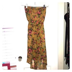 Charlotte Russe Strapless High-low dress